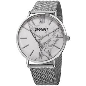 August Steiner White Dial Men's Watch AS8218SS