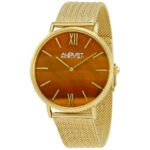 August Steiner Urbane Orange Dial Men's Watch AS8218YG