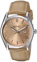 August Steiner Beige Dial Beige Leather Ladies Watch AS8221BG
