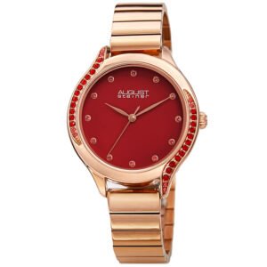August Steiner Quartz Red Dial Ladies Watch AS8279RD