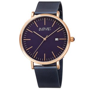 August Steiner Quartz Blue Dial Men's Watch AS8283RGBU