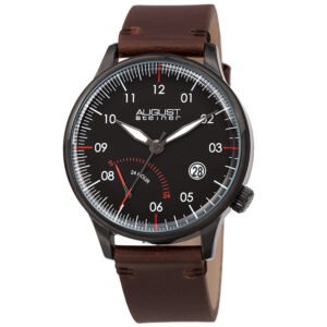 August Steiner Quartz Black Dial Men's Watch AS8285BKBR