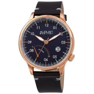 August Steiner Quartz Blue Dial Men's Watch AS8285RGBU