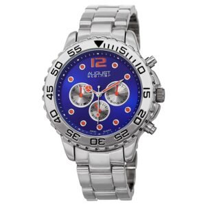August Steiner Quartz Blue Dial Men's Watch AS8158BU