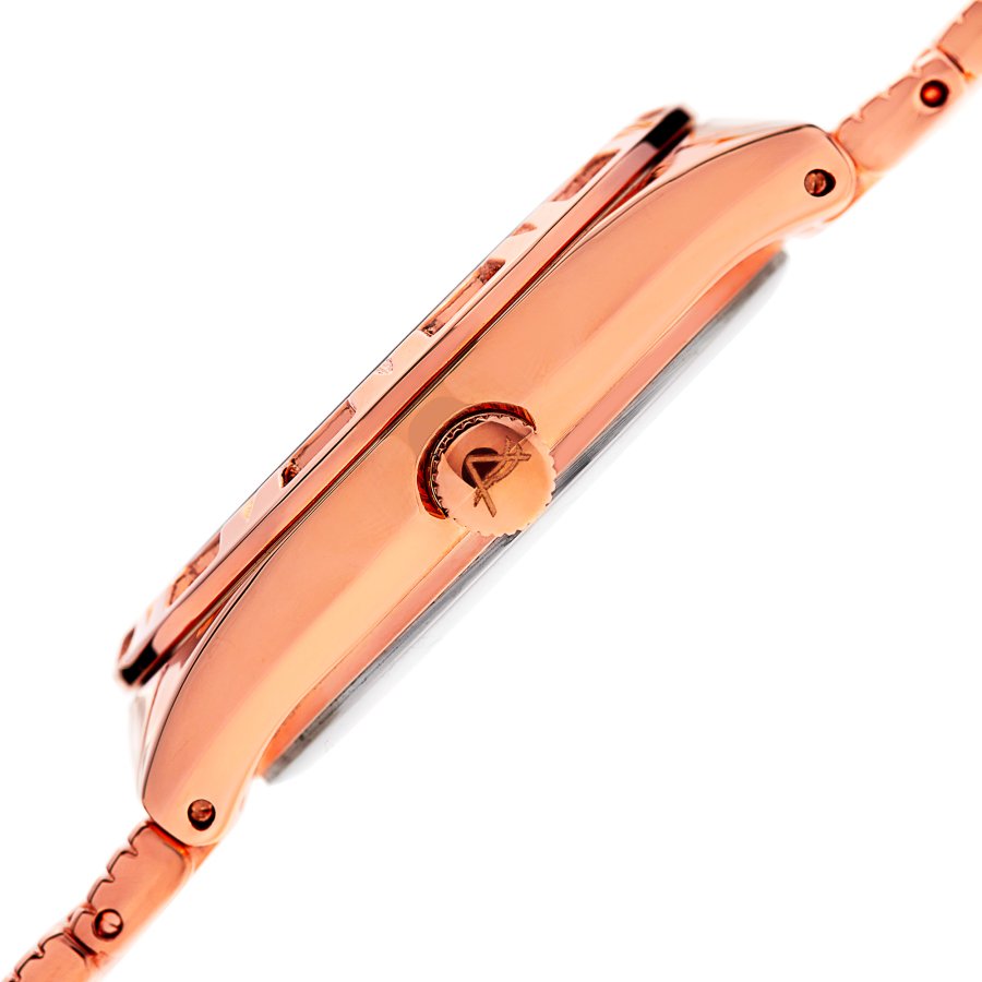 August Steiner Quartz Crystal Rose Dial Ladies Watch AS8177RG - Image 3