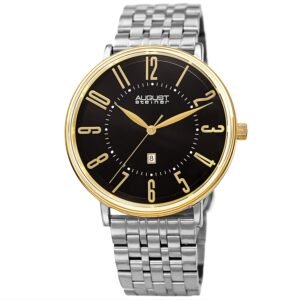 August Steiner Quartz Black Dial Men's Watch AS8257TTG