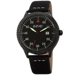 August Steiner Quartz Black Dial Men's Watch AS8272BK