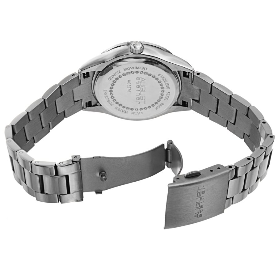 August Steiner Quartz Black & Silver Zebra Pattern Dial Ladies Watch AS8276SS - Image 4