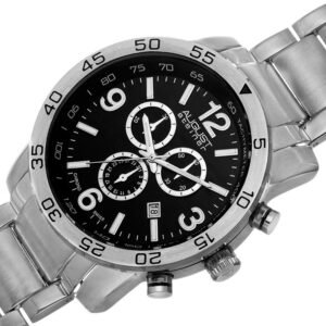 AUGUST STEINER Black Dial Base Metal Men's Watch AS8097SSB