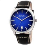 Blue Dial Black Leather Men's Watch AS8245BUBK - luxury watch