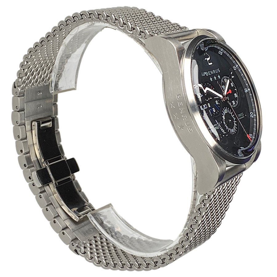 Air Chief II Chronograph Quartz Black Dial Men's Watch AC3-SA-BK-SM - luxury watch
