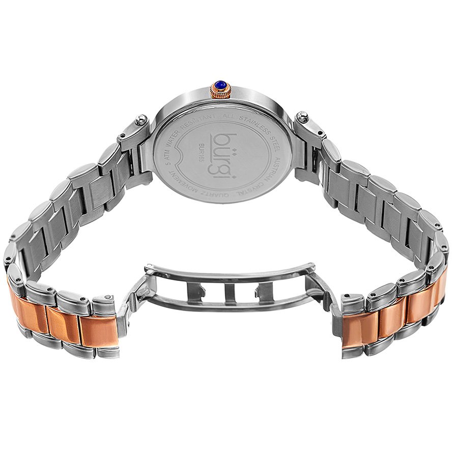 Burgi Mother of Pearl Dial Two-tone Ladies Watch BUR165TTR - Image 2