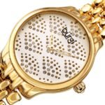 Burgi Ladies Swarovski Crystal Pebble Style Bracelet Watch
