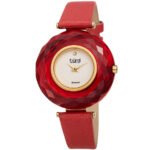 Burgi Faceted Crystal Bezel Quartz Diamond Ladies Watch BUR252RD