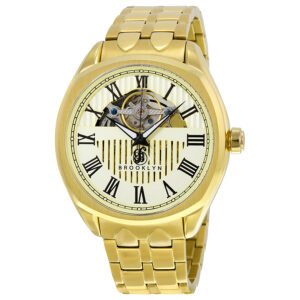 Open Box - Brooklyn Dunham Skeleton Men's Automatic Ivory Dial Men's Watch - luxury watch