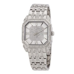 Bulova Octava Quartz Crystal Silver Dial Men's Watch 96A285
