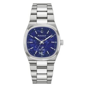 Bulova Super Seville Quartz Blue Dial Men's Watch 96A348