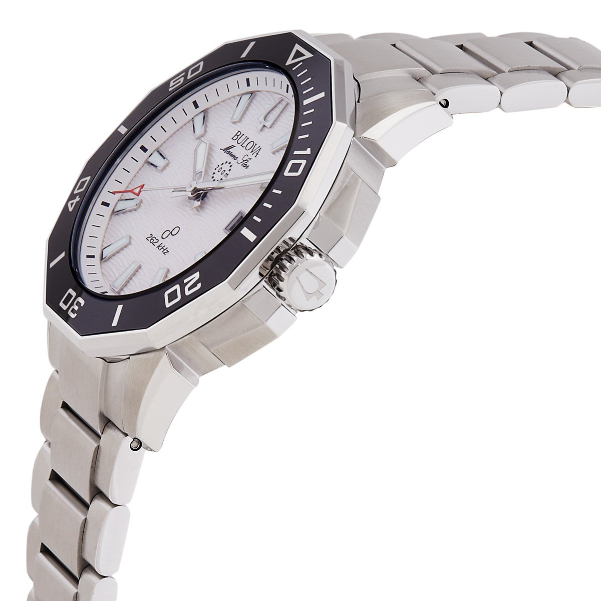 Bulova Marine Star HPQ Precisionist Quartz White Dial Men's Watch 96B426 - Image 2