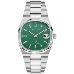 Bulova Super Seville Quartz Green Dial Men's Watch 96B439