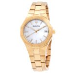 Bulova Prestige Quartz Mother of Pearl Dial Ladies Watch 97M119