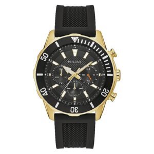 Bulova Classic Quartz Black Dial Men's Watch 98A270