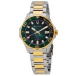 Bulova Marine Star Automatic Green Dial Men's Watch 98B467