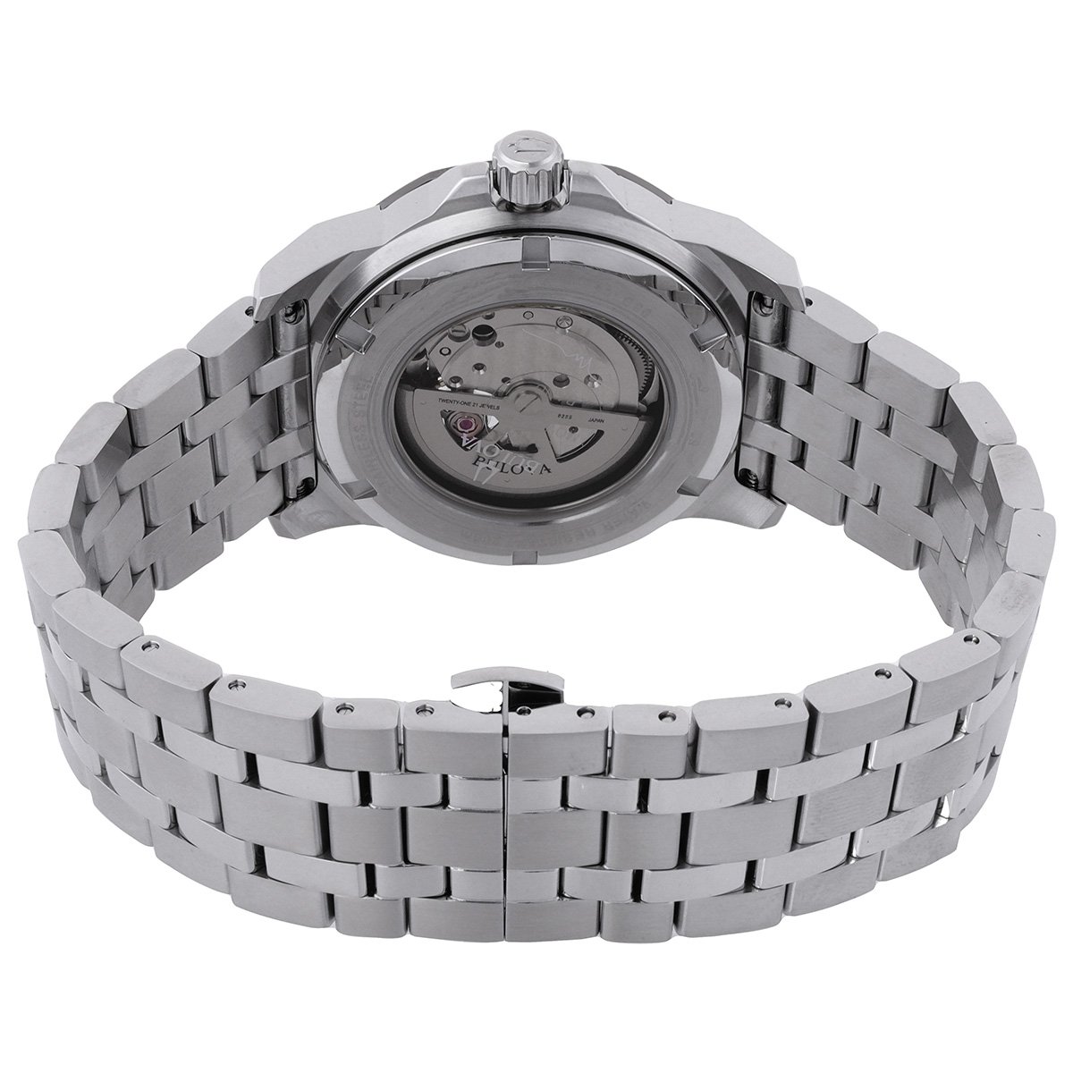 Bulova Marine Star Marc Anthony Automatic Diamond Blue Dial Men's Watch 98D184 - Image 3