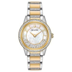 Bulova Crystal Quartz Ladies Watch 98L245