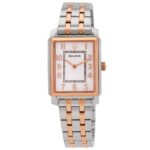 Bulova Sutton Quartz White Dial Ladies Watch 98L328