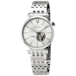 BULOVA Regatta Automatic Silver Dial Stainless Steel Men's Watch 96A235