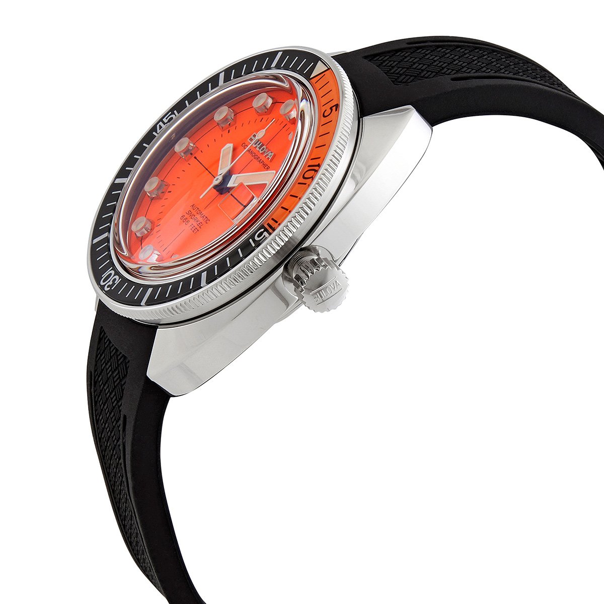Devil Diver Automatic Orange Dial Men's Watch 96B350 - luxury watch