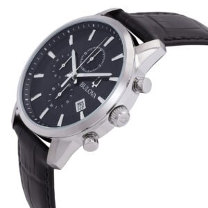 BULOVA Sutton Chronograph Quartz Black Dial Men's Watch 96B403