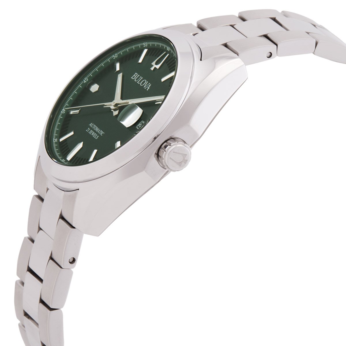 BULOVA Surveyor Automatic Green Dial Men's Watch 96B429 - Image 2