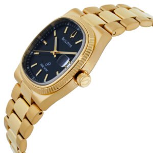BULOVA Super Seville Quartz Black Dial Men's Watch 97B246