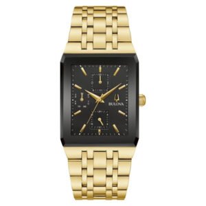 BULOVA Dante Quartz Black Dial Men's Watch 97C113