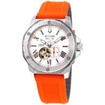 BULOVA Marine Star Automatic Silver Dial Men's Watch 98A226