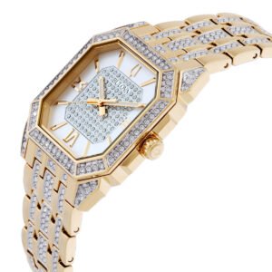 BULOVA Octava Quartz Crystal Silver Dial Men's Watch 98A295