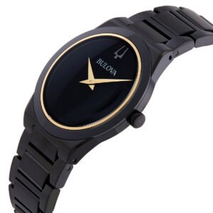 BULOVA Millennia Quartz Black Dial Men's Watch 98A313