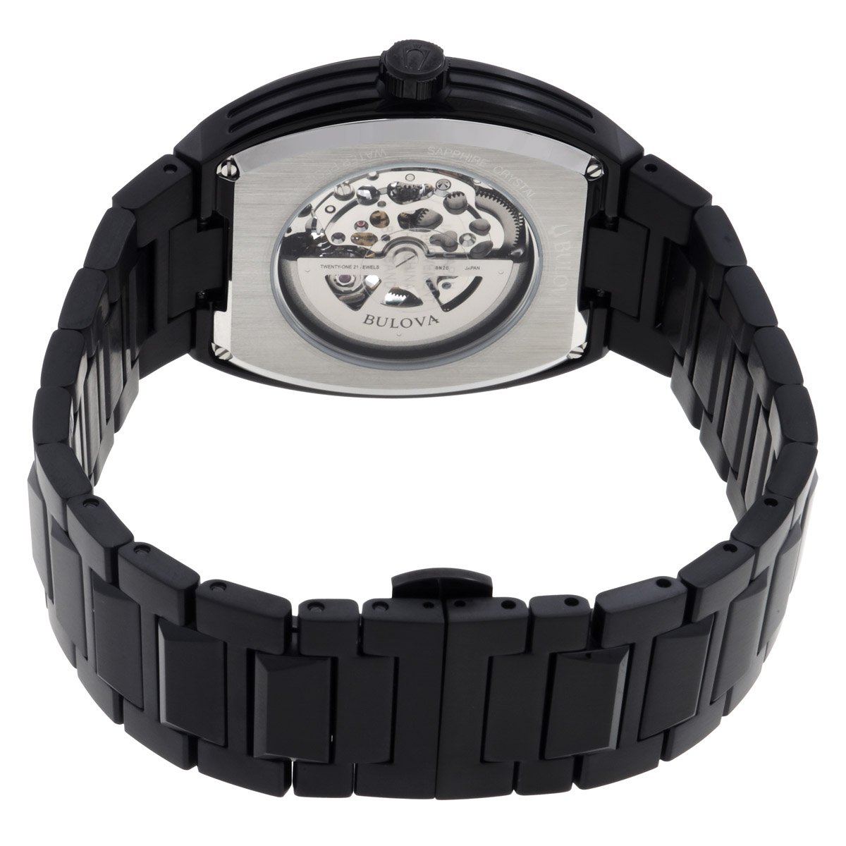 BULOVA Maquina Automatic Rainbow Semi-Skeleton Dial Men's Watch 98A320 - Image 2