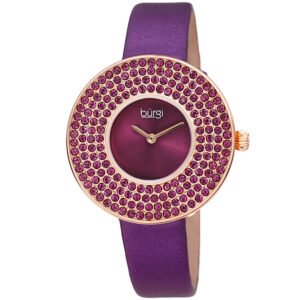 Quartz Purple Dial Purple Satin Ladies Watch BUR270PU - luxury watch