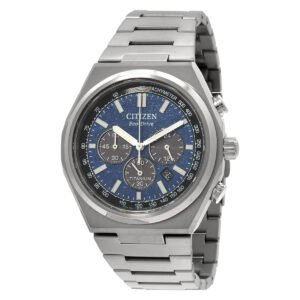 Citizen Zenshin Chronograph Blue Dial Men's Watch CA4610-85L - luxury watch