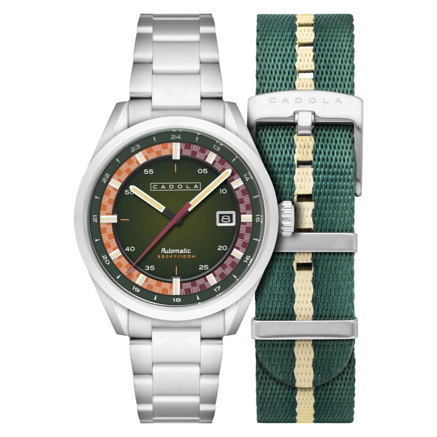 Paddock Automatic Green Dial Men's Watch CD-1037-44 - luxury watch