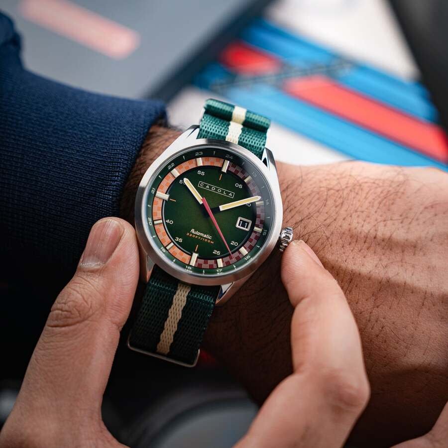 Paddock Automatic Green Dial Men's Watch CD-1037-44 - luxury watch