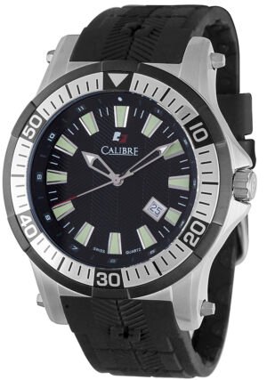 Hawk Date Black Dial Rubber Strap Men's Watch SC-4H1-04-007 - luxury watch
