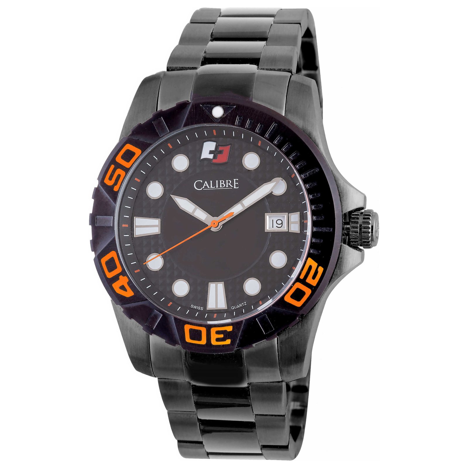 Akron 42mm Black Dial Men's Quartz Watch SC-5A1-13-079.10