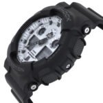 CASIO G-Shock Alarm World Time Quartz Analog-Digital White Dial Watch GA-100WD-1A