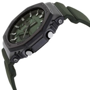 CASIO G-Shock World Time Quartz Analog-Digital Green Dial Men's Watch GM-2100B-3ADR