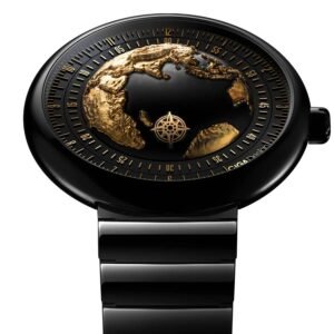CIGA DESIGN Blue Planet II-43 Automatic Black Dial Men's Watch U036-BG01-7B