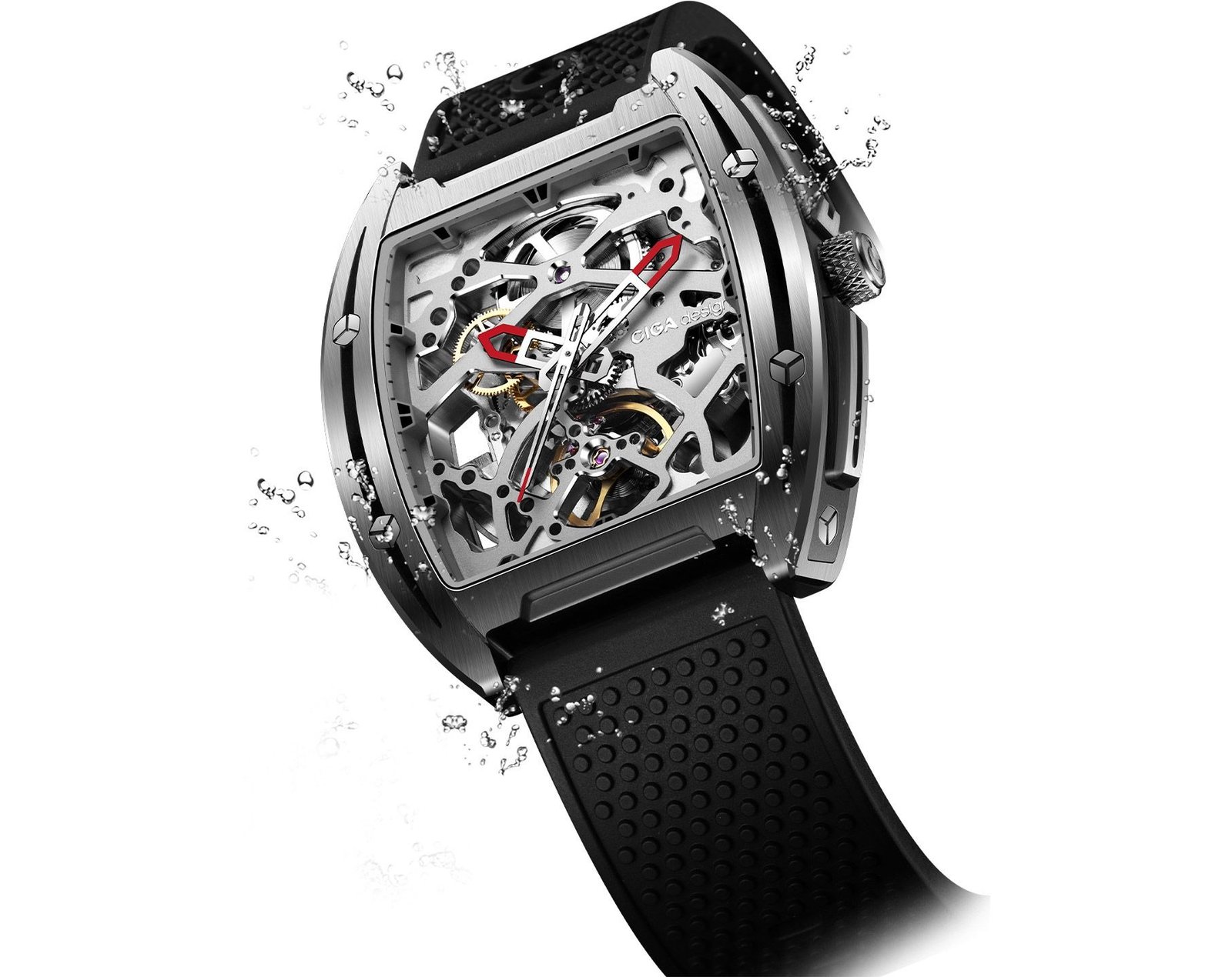 CIGA DESIGN Z Series Edge Automatic Men's Watch Z031-SS01-W5BK - Image 2
