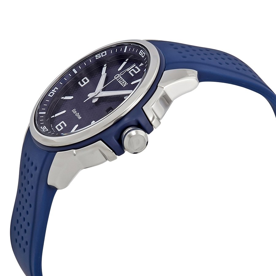 CITIZEN AR Blue Dial Blue Polyurethane Eco-Drive Men's Watch AW1158-05L